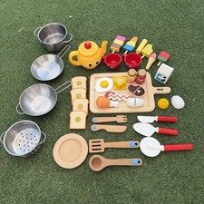 Wooden plastic toy - wooden, food