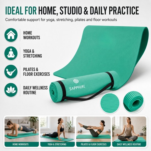 10mm thick yoga - 10mm, slip