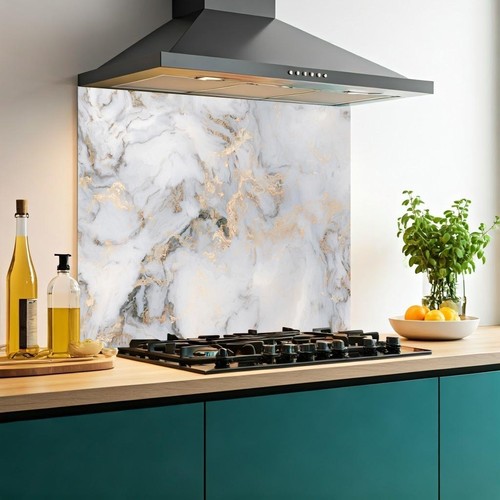 Printed glass kitchen - printed,