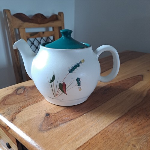 Denby greenwheat teapot - teapot,