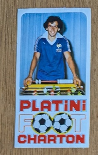 Rare sticker michel - michel, platini