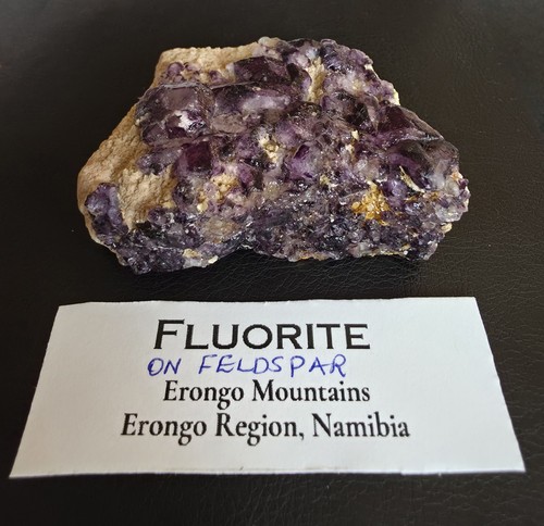 Purple fluorite feldspar - fluorite,