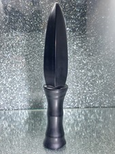 Black obsidian mineraloid - black,