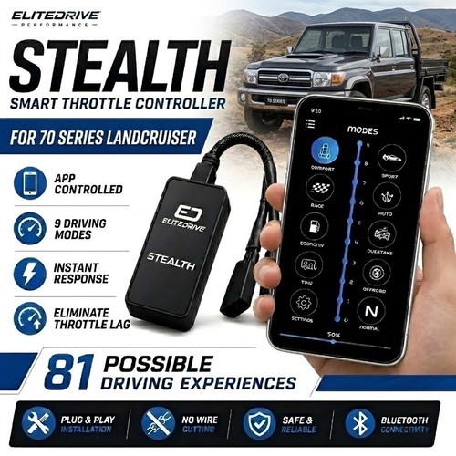 Elitedrive stealth throttle - stealth,