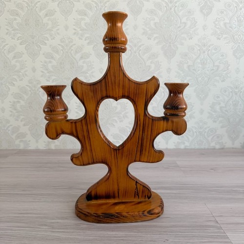 Vintage swedish wooden - vintage, candle