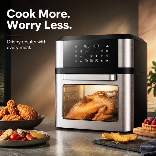 12l large air fryer - air,