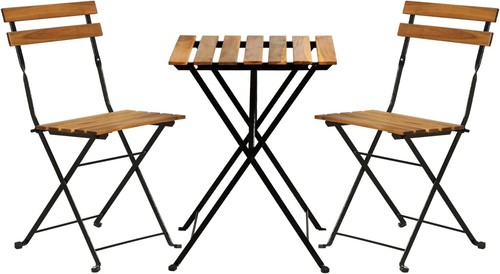 Piece wood patio bistro - 3-piece,