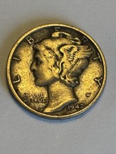 1942 1 Dime Silver •  For