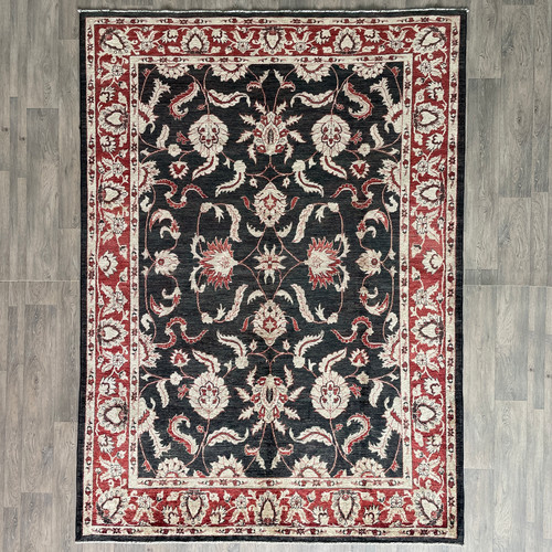 Black afghan sultanabad rug - afghan,