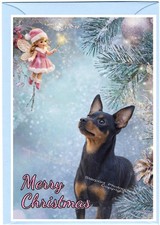 Miniature Pinscher Dog A6 (4"x