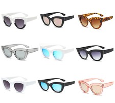 Cat Eye Mirrored Metal Frame