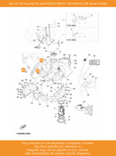 YAMAHA Washer, Plate