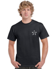 The Sisters of Mercy T Shirt with Reverse Logo Design