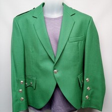 Duncan Chisholm Inverness Scotland Green Kilt Jacket Wedding 40R