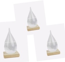 3x Storm Glass Weather
