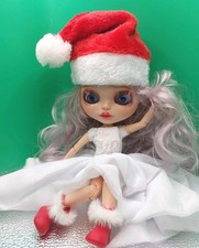 Christmas Themed Customised Blythe Doll OOAK Full Set Outfit & Accessories