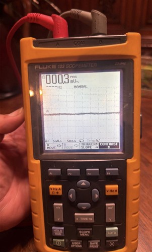 Fluke 124 scopemeter - 124, 25ms/s