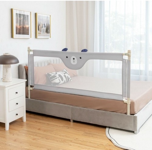 175cm grey foldable baby bed - grey,