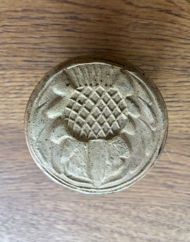 Vintage pottery ceramic butter - pottery,