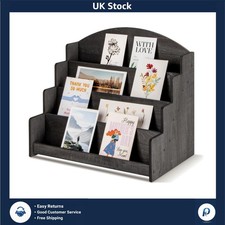 Rustic Black Card Display Rack