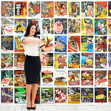 Vintage Sci-Fi B Movie Monster Film Classic Retro Posters Laminated A2 A4 Vol 2