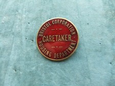 Bristol Corporation Badge housing department caretaker staff council obsolete