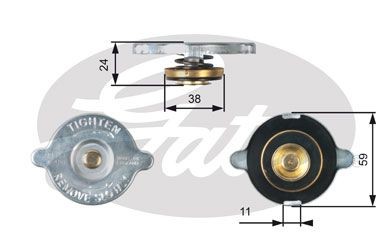 Gates radiator cap - radiator,