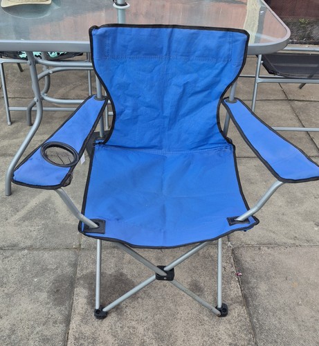 Blue folding camping - blue,