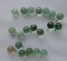 Group of 20 original codd bottle marbles c 1880-1910