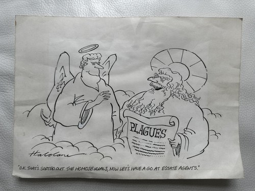 Original david haldane cartoon - original,