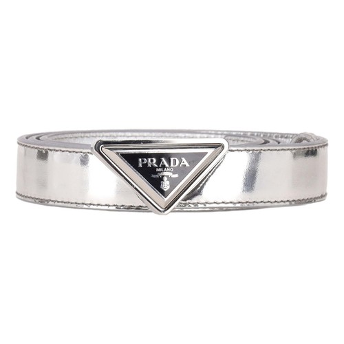 Prada metallic leather - leather, belt