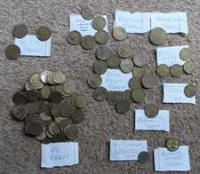 Job Lot 100+ Vintage Bell Fruit PS Ruffler Gemini N5P DN In Play JPM Tokens