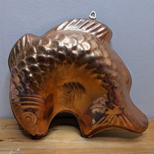 Vintage Copper Leaping Fish