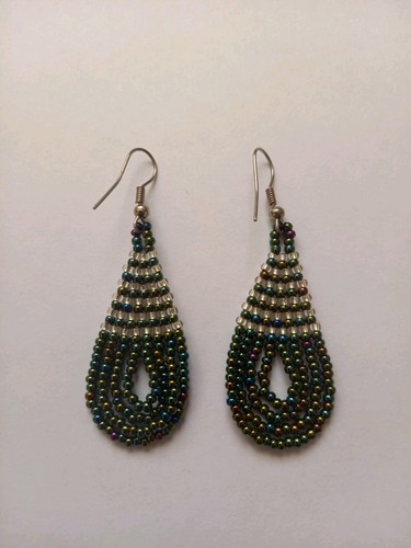 Zulu beaded earrings - zulu,