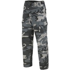 Army Tactical Trousers Cargo Mens Combats BDU Style Work Pants Dark Camo S-3XL