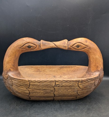 Vintage handcarved teak - vintage, wood