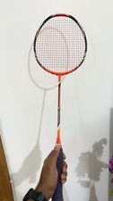 Ashaway Phantom x Fire II Badminton Racket Orange Black New (28lbs) + Case