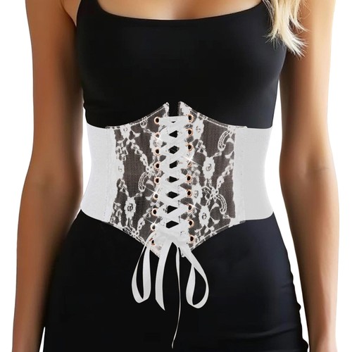 Wide corset dress - belt, elastic