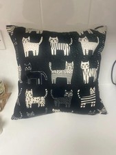 Black & White Cat Cushion