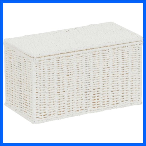 Compact white wicker - white,