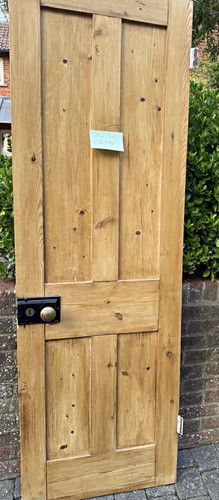 Wood solid core panel - 4, door