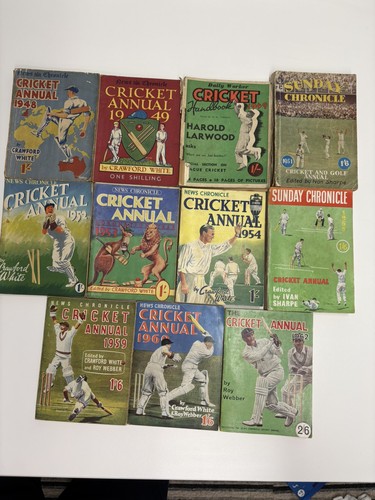 Vintage cricket annuals bundle - annuals,