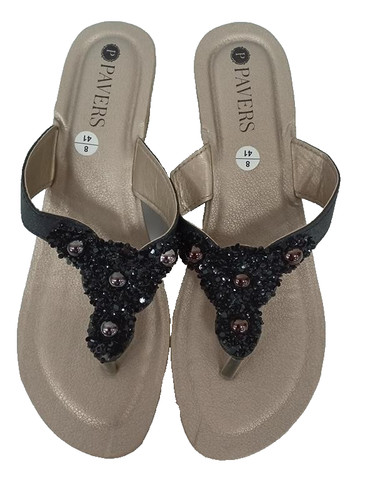 Pavers women black - women's, leather