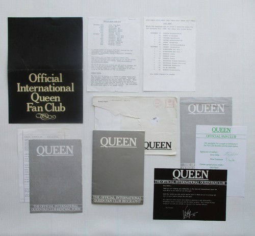 Queen 1980 official fan club - queen,