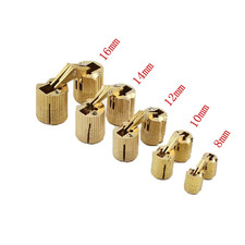 4pcs Copper Barrel Hinges