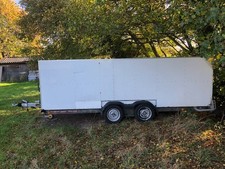 CAR TRAILER ENCLOSED COVERED RACE TRANSPORTER IDEAL FOR SINGLE SEATER