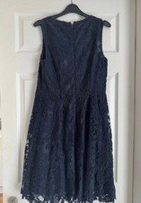 Next navy size 12 lace detailed dress