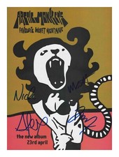 ARCTIC MONKEYS ENTIRE GROUP AUTOGRAPHED SIGNED A4 POSTER PHOTO PRINT