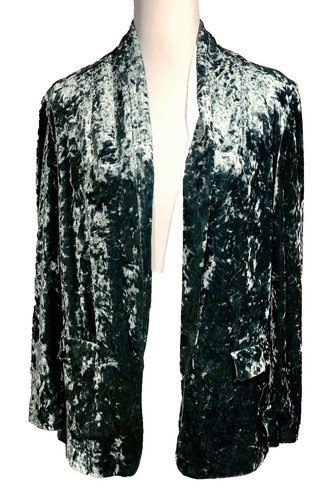Zara crushed velvet jacket - zara,