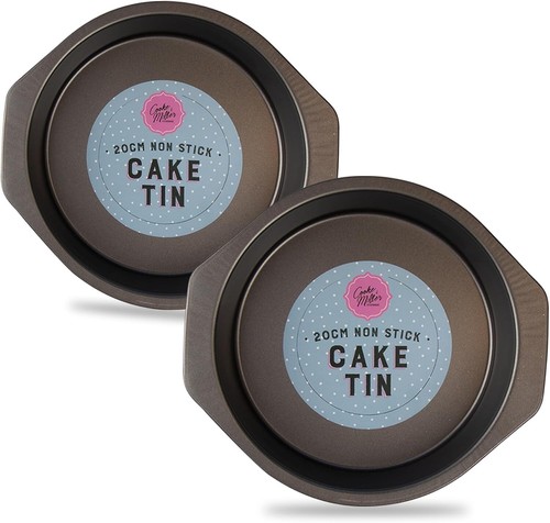 2pack inch steel cake - 8, tin